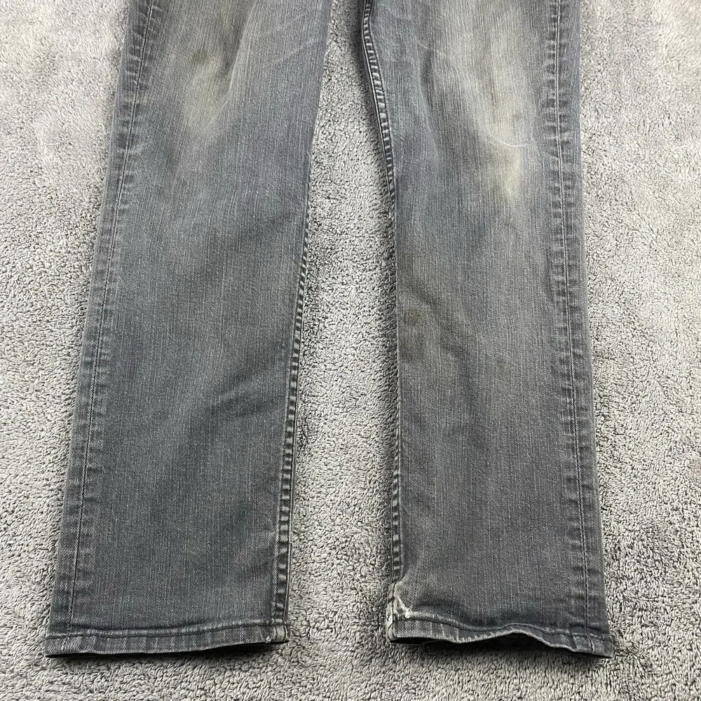 Levis 511 Slim Straight Jeans Mens 34x27‎ Gray Mid Rise